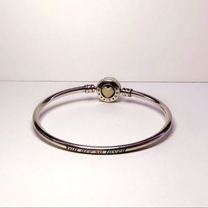 PANDORA charm carrier bracelet. Silver. Size 17